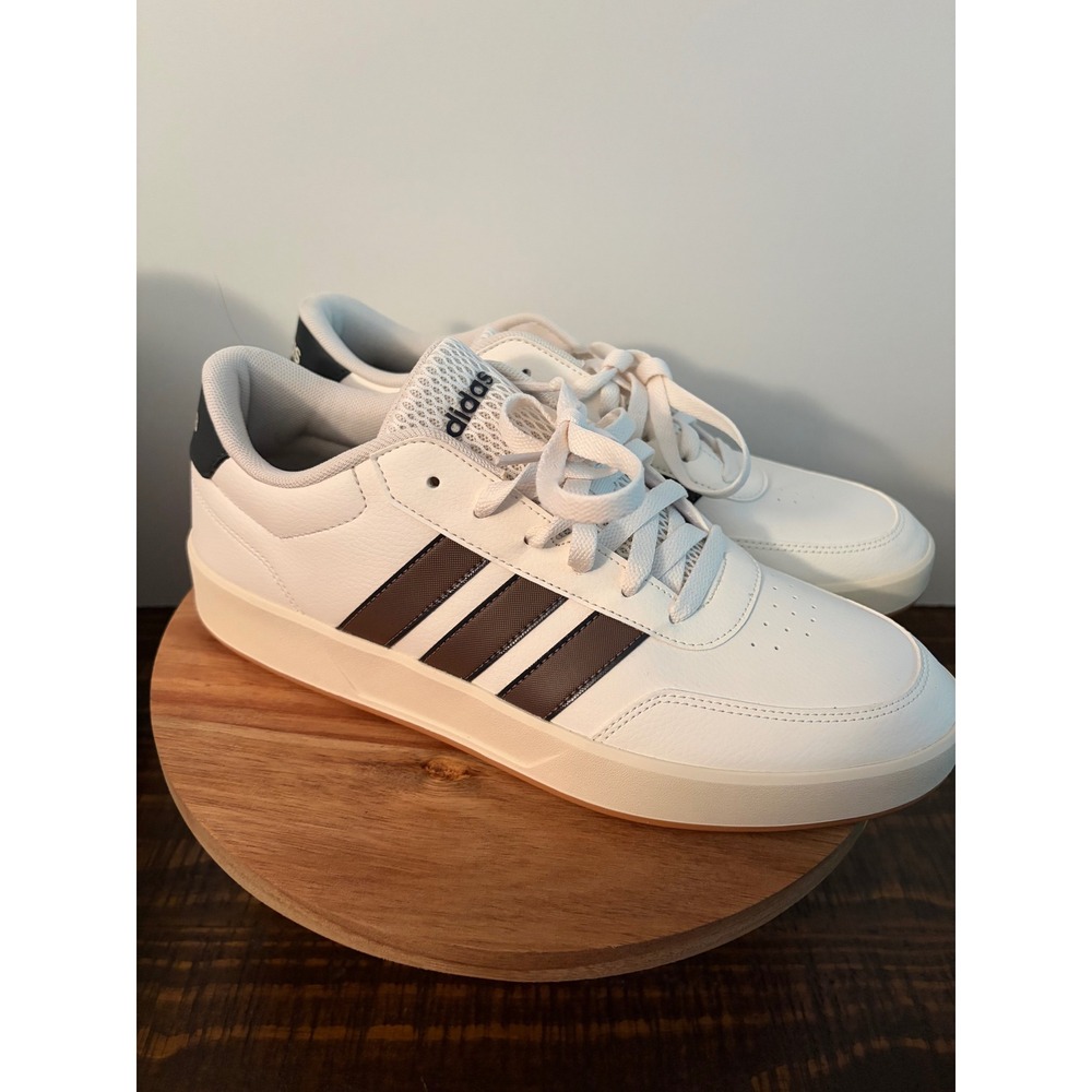Men's Adidas Sneakers Size 10.5 Breaknet JQ6074 Brown Gray NEW